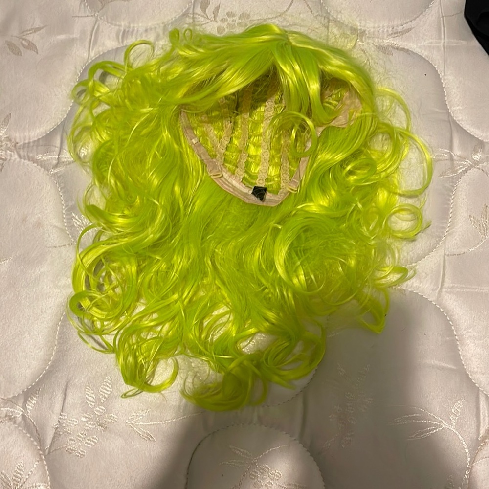 Neon Green Wig